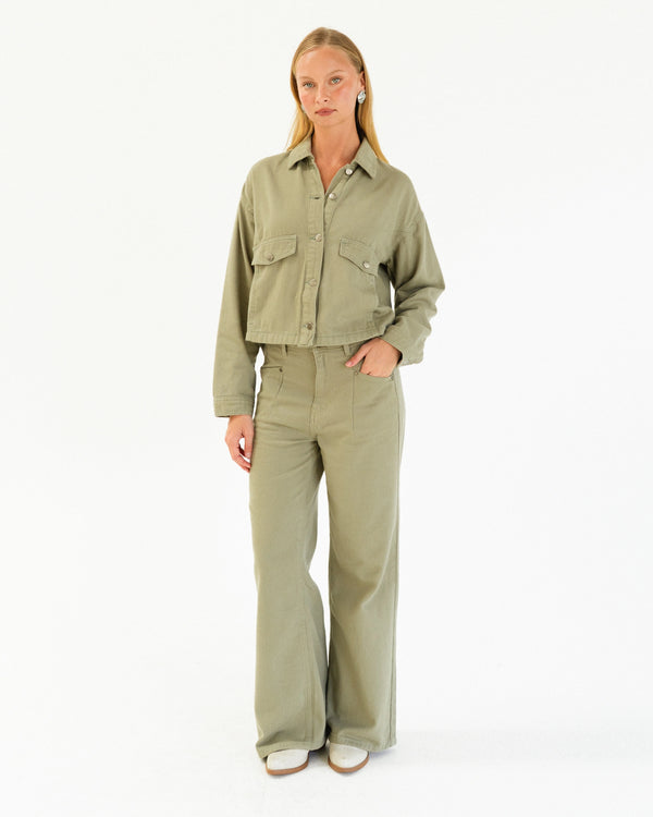 SYDNEY JEAN - Chocolate & Khaki