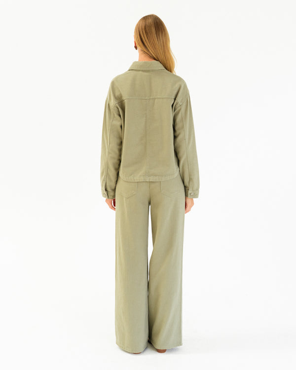 SYDNEY JEAN - Chocolate & Khaki