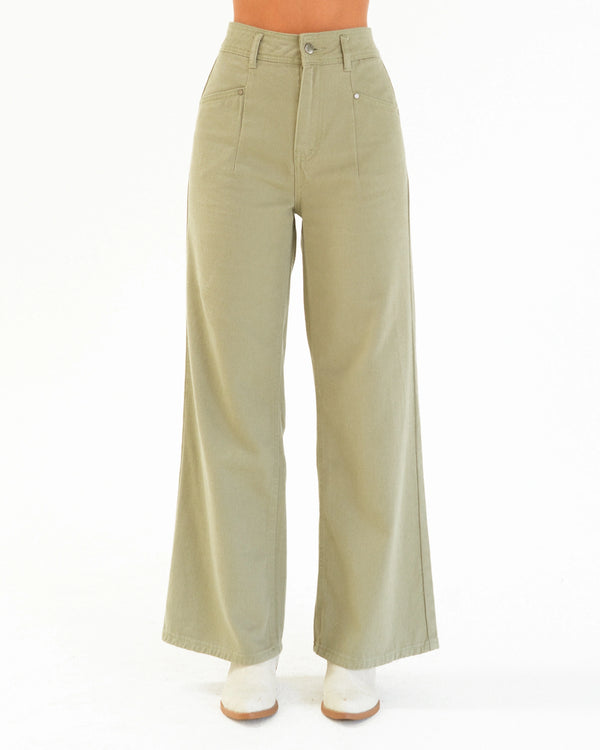 SYDNEY JEAN - Chocolate & Khaki