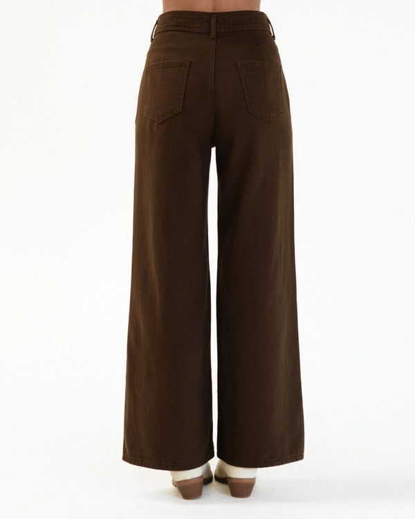 SYDNEY JEAN - Chocolate & Khaki