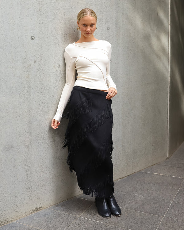 XANDER TASSEL SKIRT