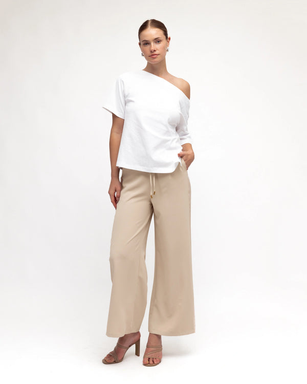 PARI LOUNGE PANT- Natural & Black