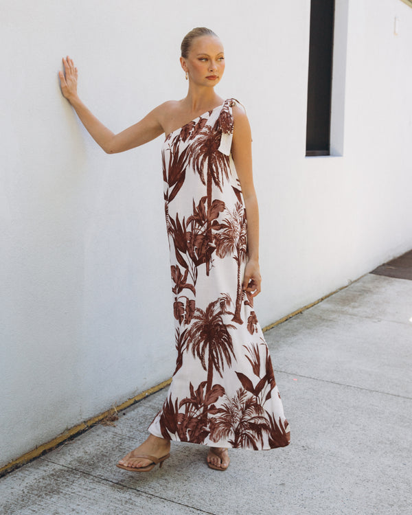 IPANEMA ONE SHOULDER DRESS