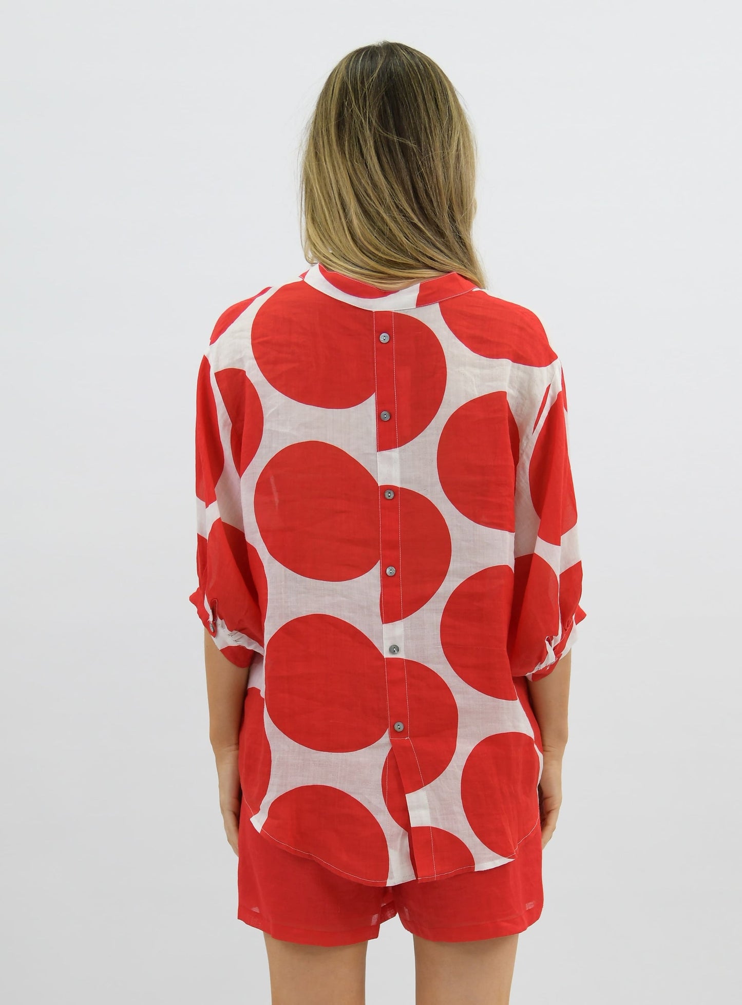 RONNY SHIRT- Chocolate & Red