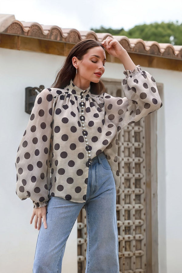 DREAMS MIA POLKA DOT- Chocolate & Cream