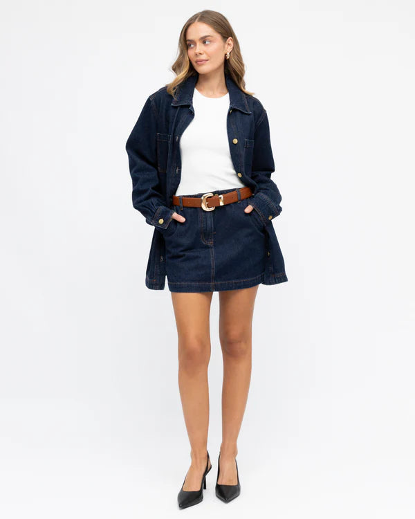INDI MINI DENIM SKIRT