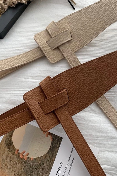 yas loop belt, faux leather adjustable size